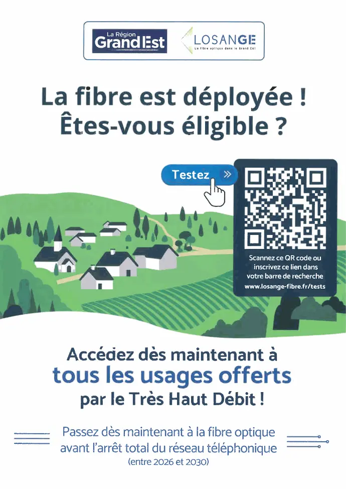 Affiche : Accédez dès maintenant à tous les usages offerts par le très haut débit.